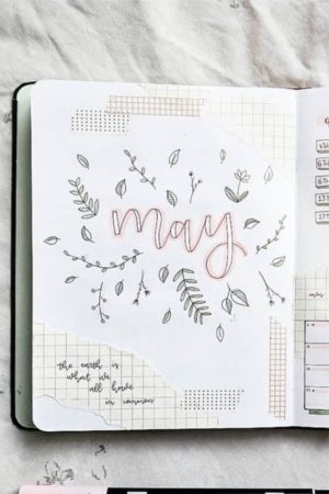 19 May Bullet Journal Cover Ideas You'll Want To Steal For 2024 - Juelzjohn