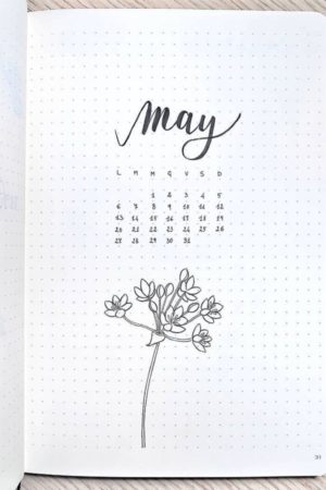 May bujo ideas