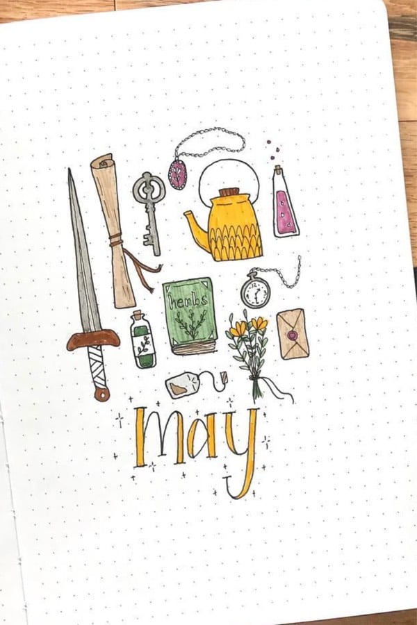 May bullet journal ideas