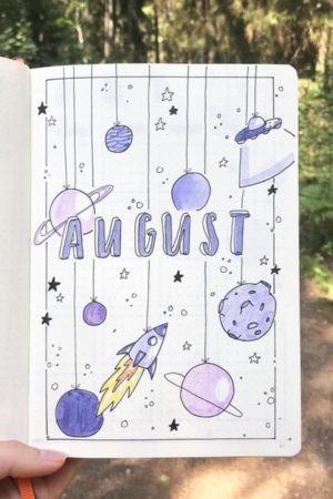 August bujo ideas