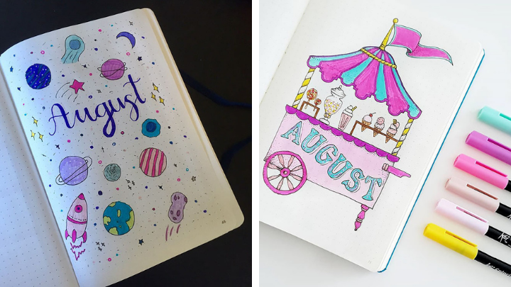 31 Best August bullet journal covers