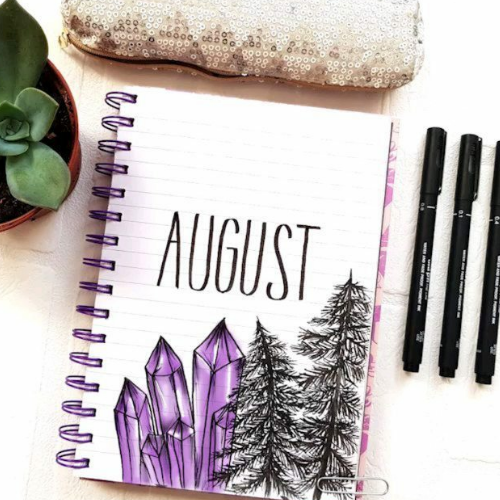Bullet journal ideas for August