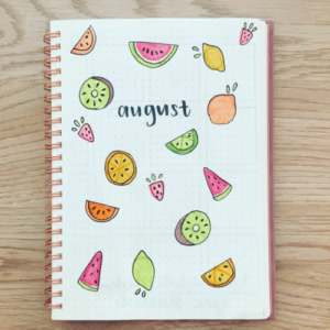 31 Best August bullet journal covers - juelzjohn