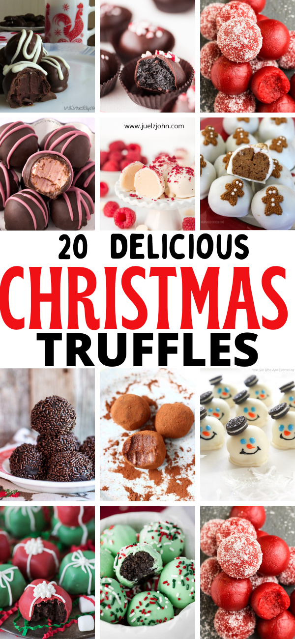 easy Christmas truffles
