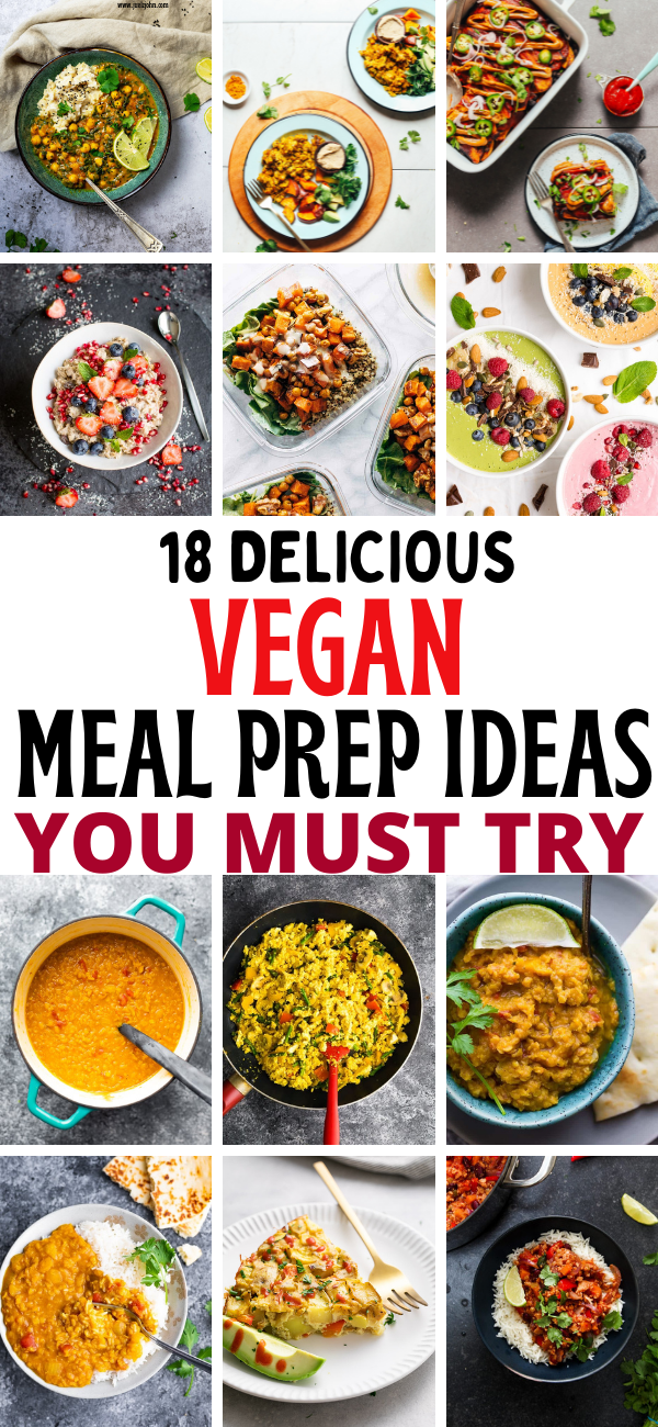 vegan meal prep ideas