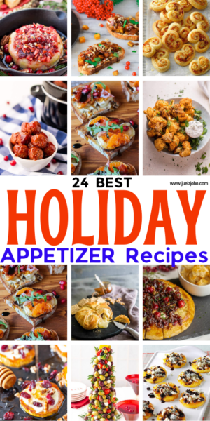 24 Easy holiday appetizers perfect for any party festivities. - juelzjohn