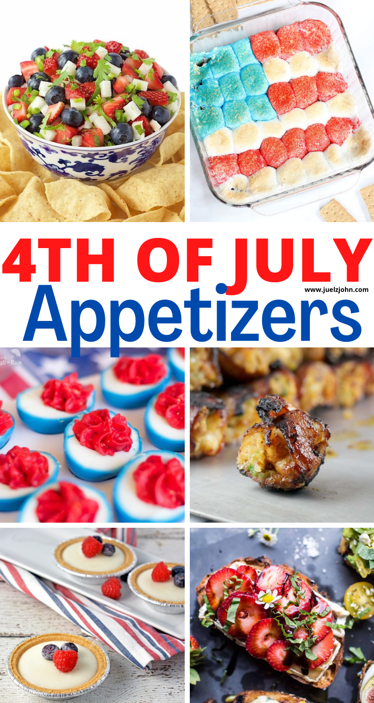 4th of July appetizers perfect for both kids and adults - juelzjohn