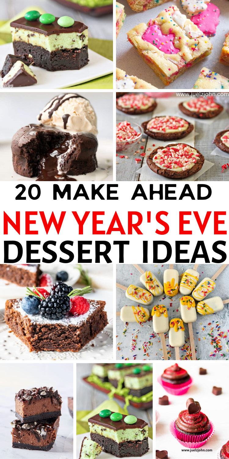 New years eve desserts