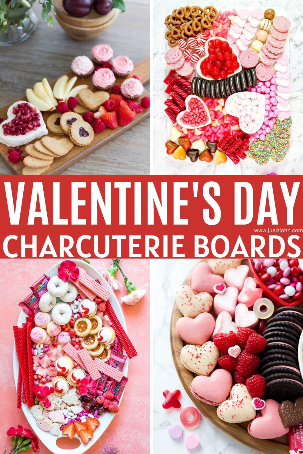Valentines charcuterie boards