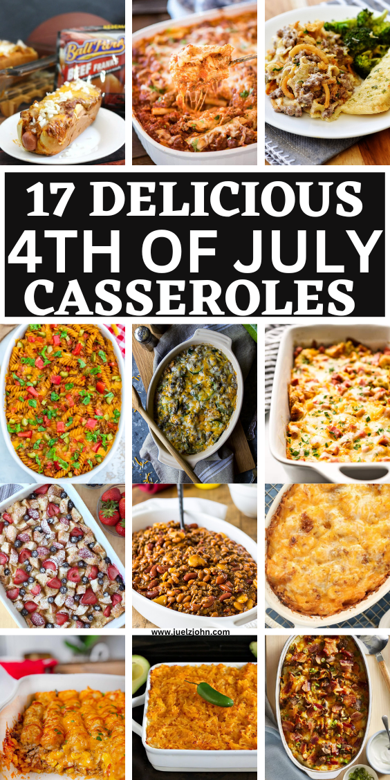 4th of July casseroles