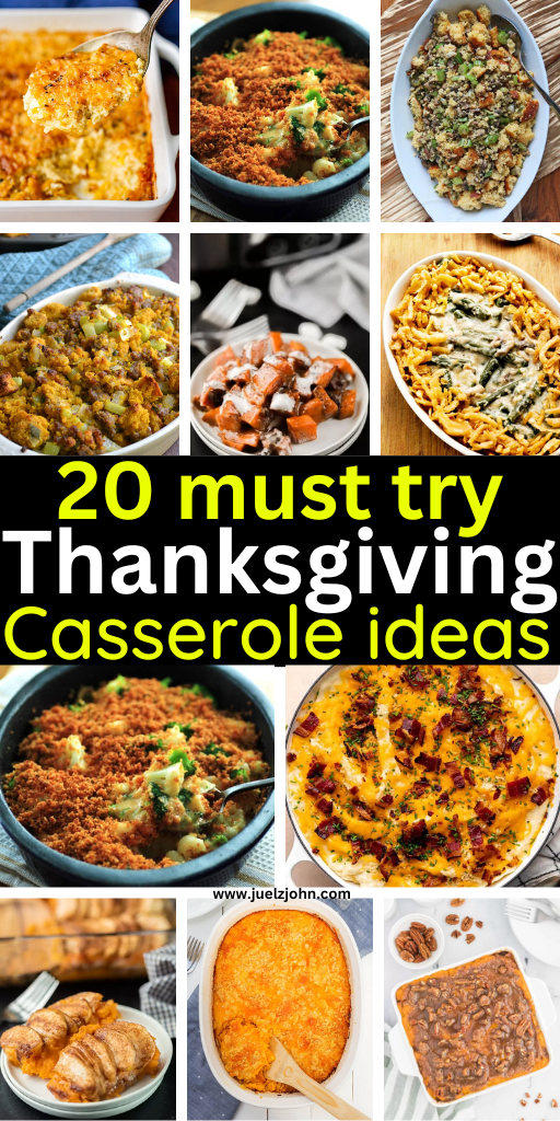 Thankgiving casseroles