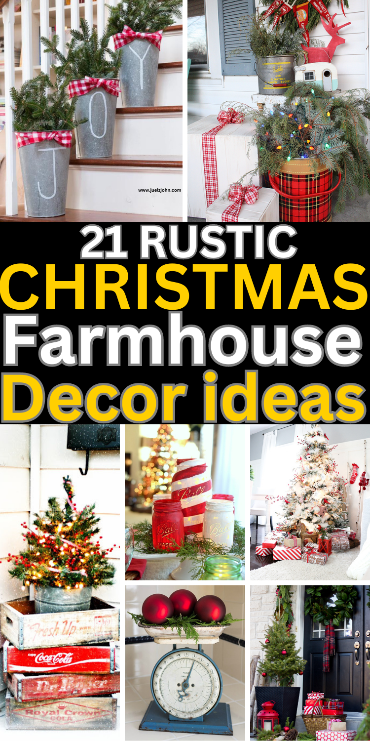 farmhouse Christmas decor ideas