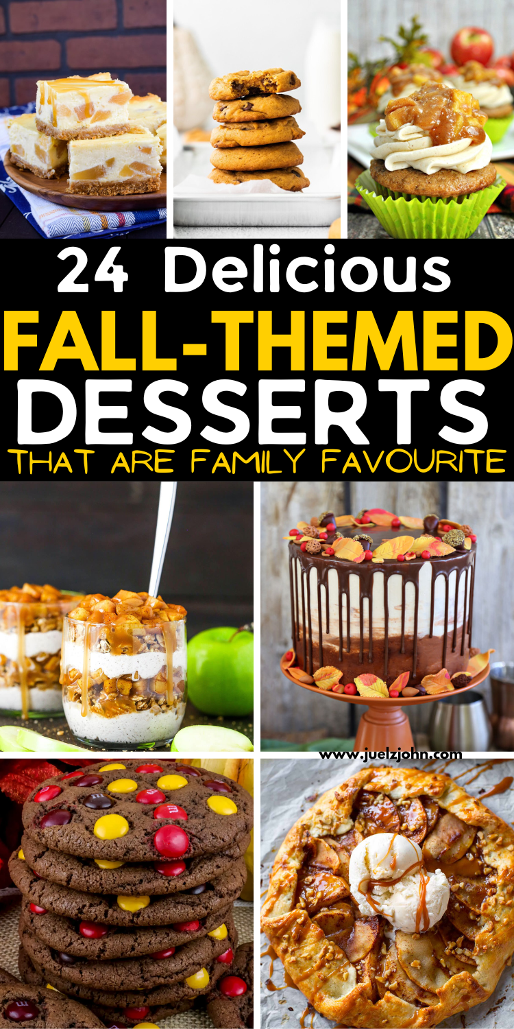 fall themed dessert recipes