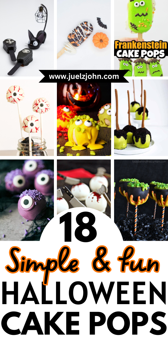 Halloween cake pops