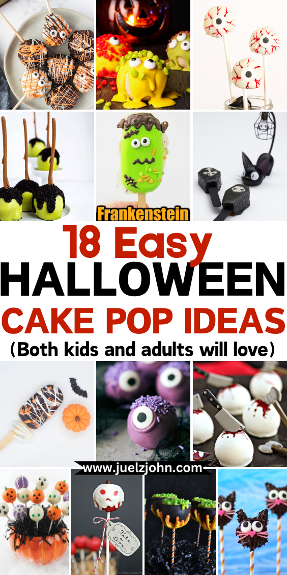 Halloween cake pops