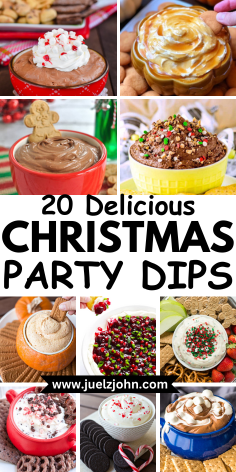 Christmas party dips