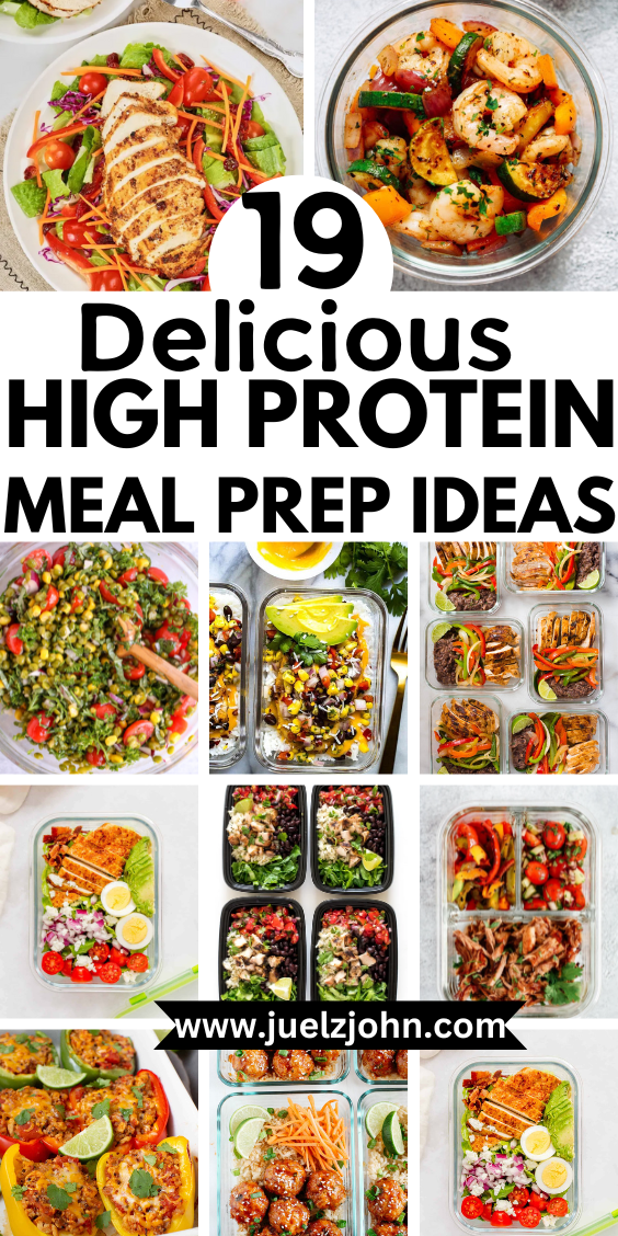 High protin meal prep ideas