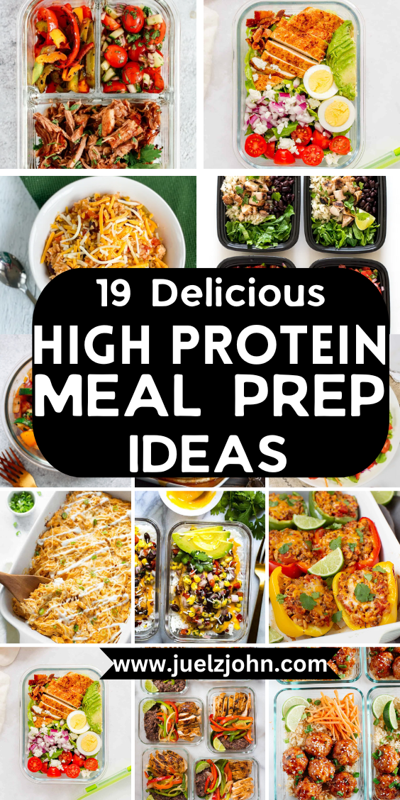 High protein meal prep ideas