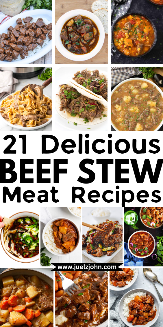 Beef stew meat recipes