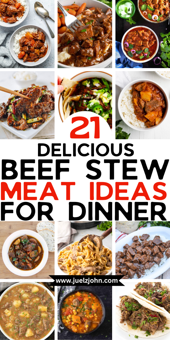 Beef stew meat recipes