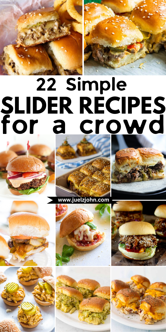 Easy slider recipes