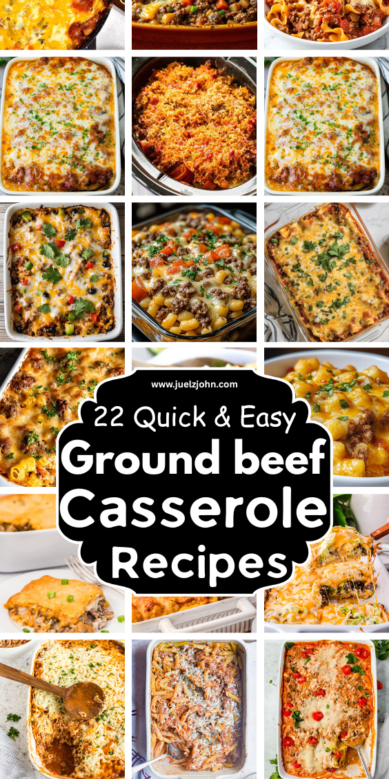 Ground beef casserole recipes