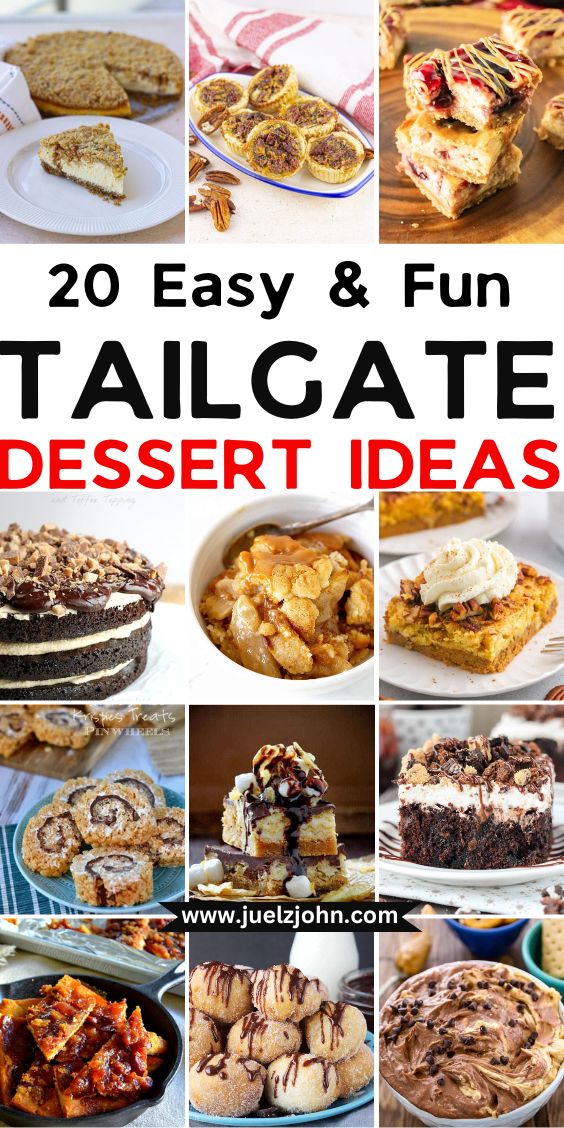 tailgate dessert ideas